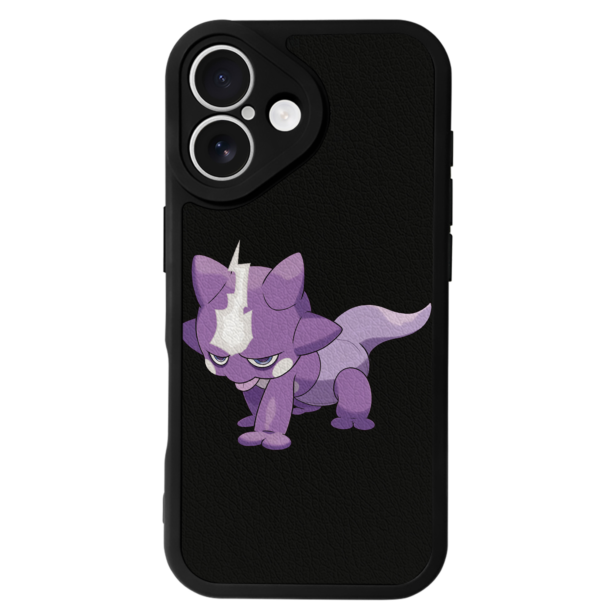 （画像用） ポケットモンスター Pokémon 【iPhone 16シリーズ対応】シリコンスマホケース（レザー調） 材質：シリコン
